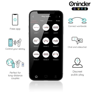 ONINDER CUTE - LOVE BUNNY VIBRADOR CLITÃRISMO PONTO G - APLICATIVO MUNDIAL GRATUITO